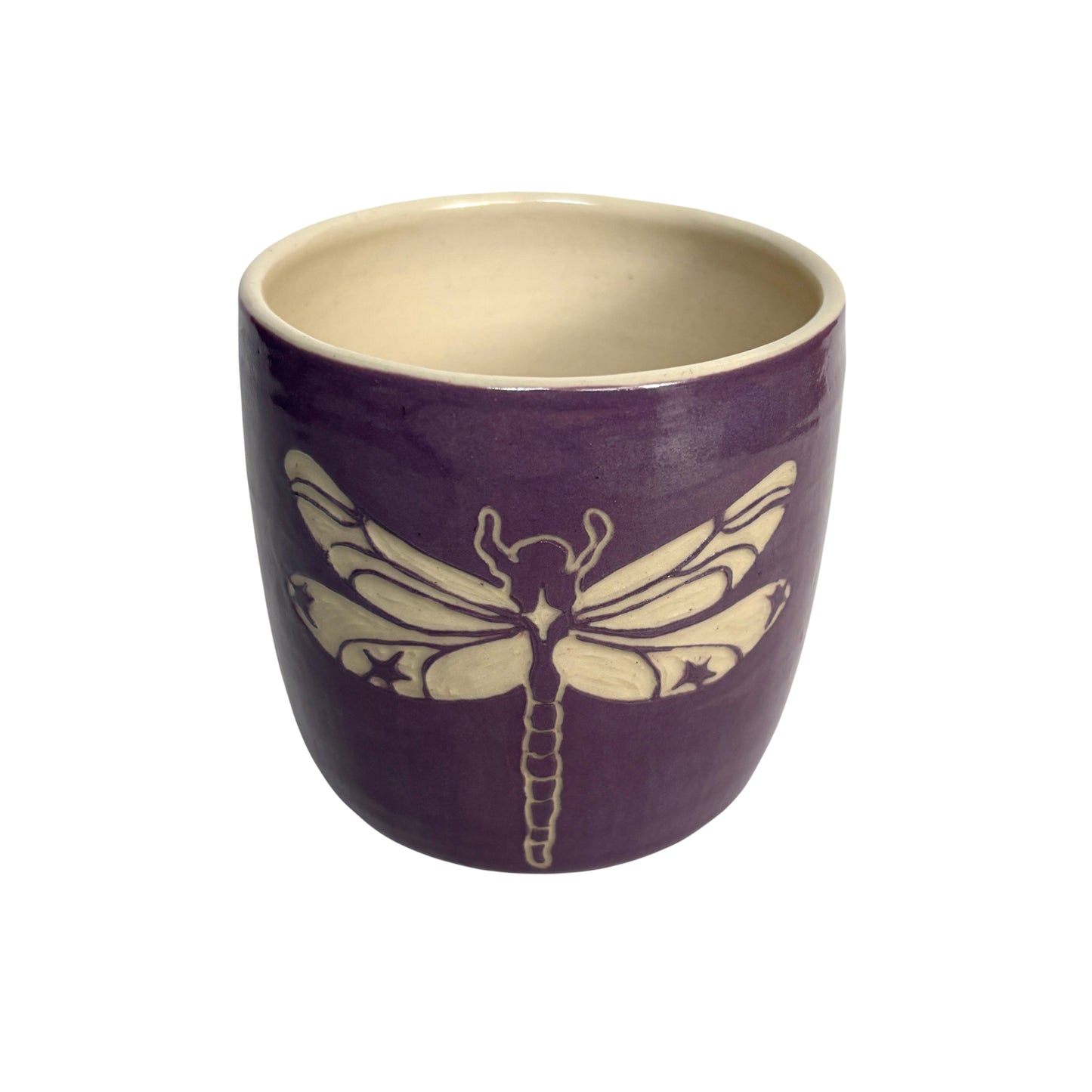 Purple Dragonfly Cup