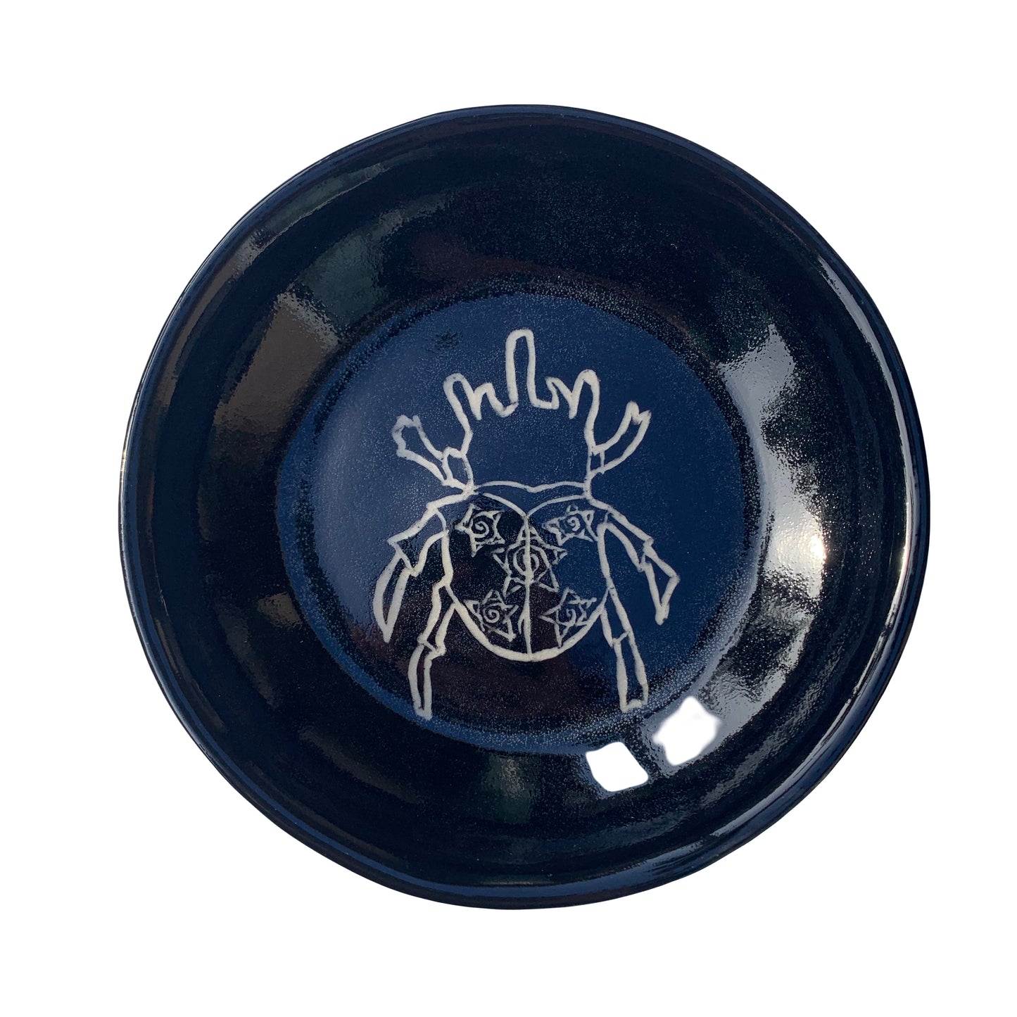 Black Beetle Trinket Dish