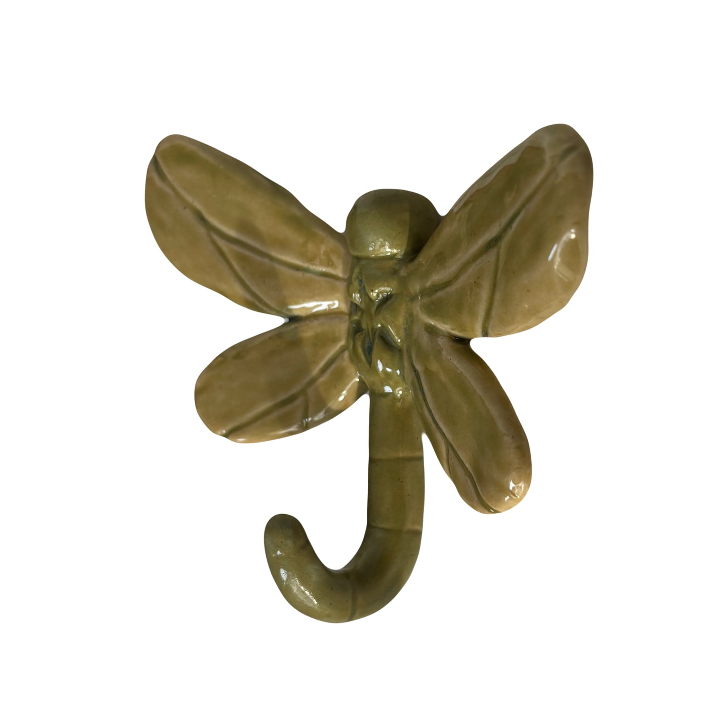Green Dragonfly Wall Hook