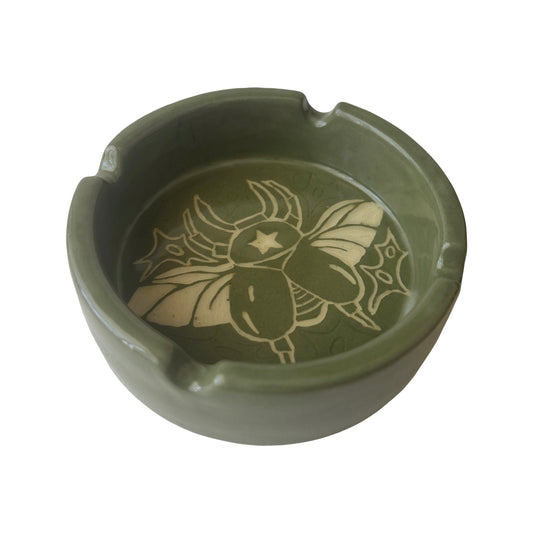 Moss Beetle Ashtray