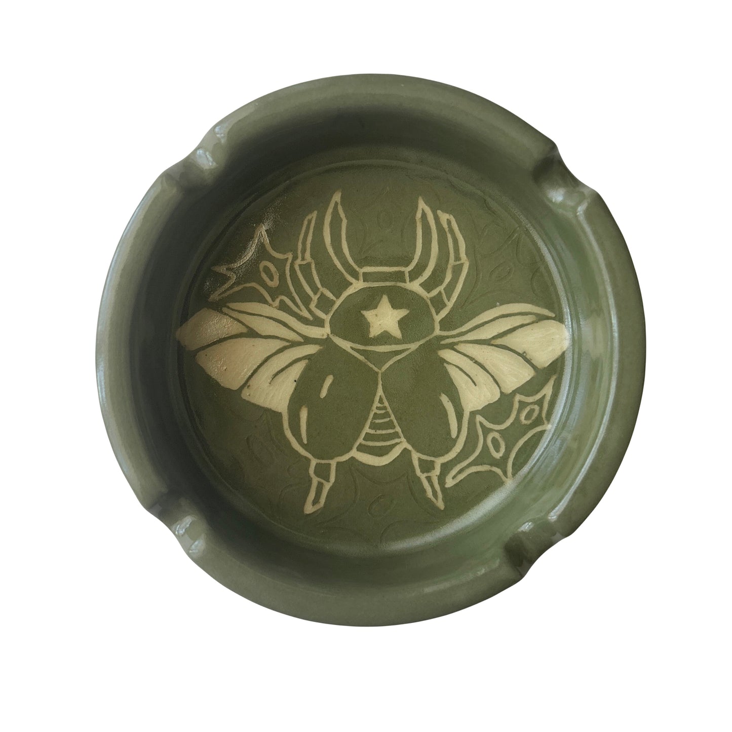Moss Beetle Ashtray
