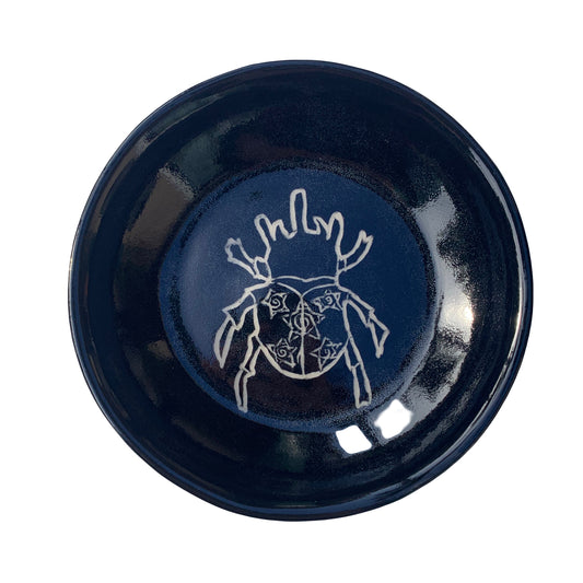 Black Beetle Trinket Dish